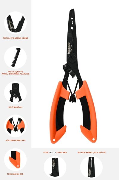 Fujin Sniper Pliers Çok Amaçlı Balıkçı Pensesi