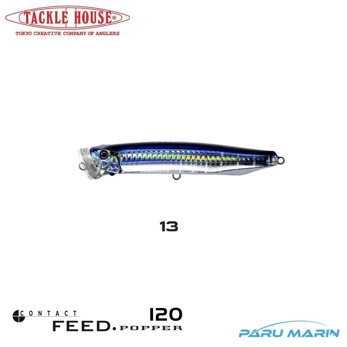 Tackle House Feed Popper 120 No: 13 Maket Balık