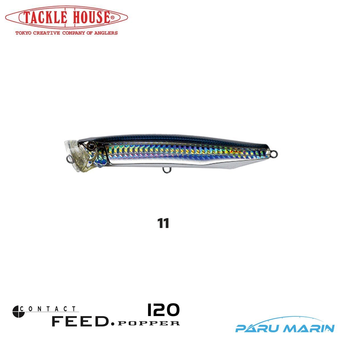 Tackle House Feed Popper 120 No: 11 Maket Balık