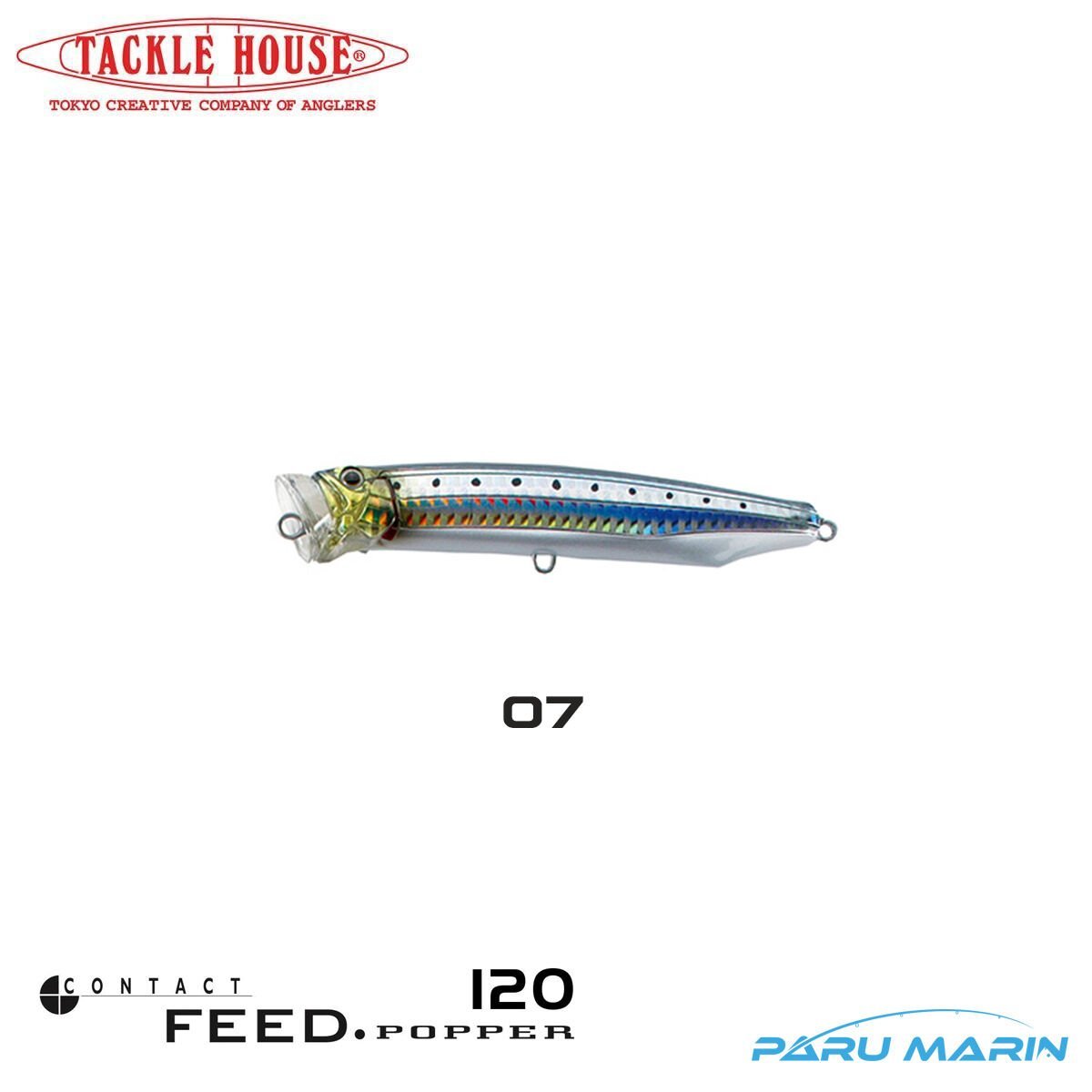 Tackle House Feed Popper 120 No: 07 Maket Balık