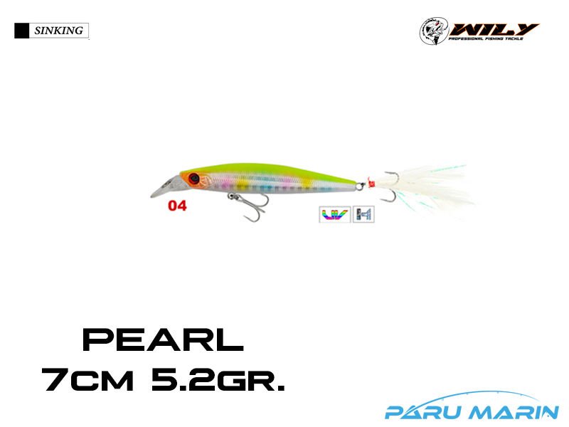 Wily Pearl 7cm 5.2gr. (Floating) No:04