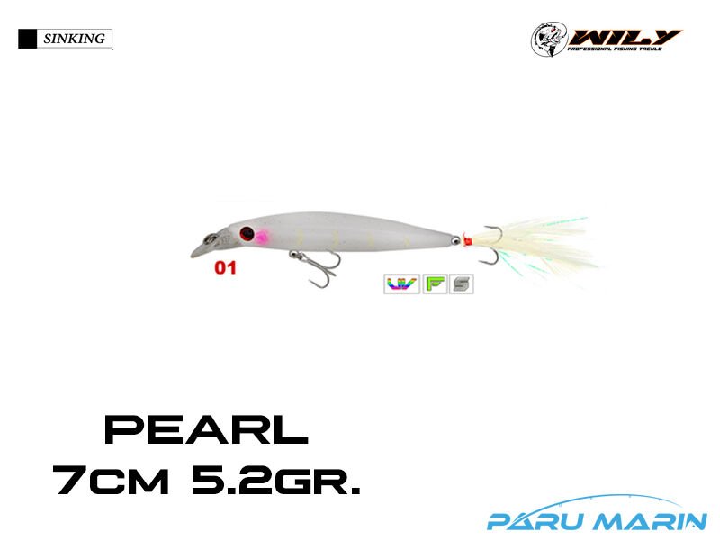 Wily Pearl 7cm 5.2gr. (Floating) No:01