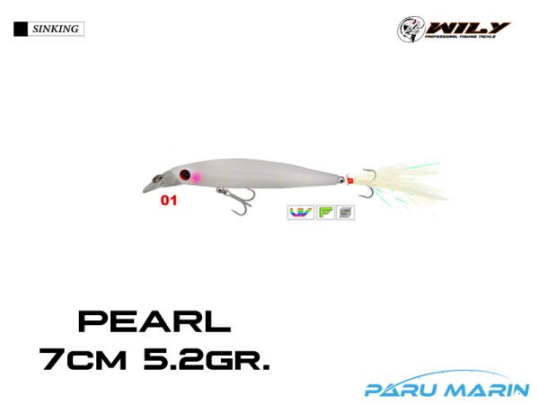Wily Pearl 7cm 5.2gr. (Floating) No:01
