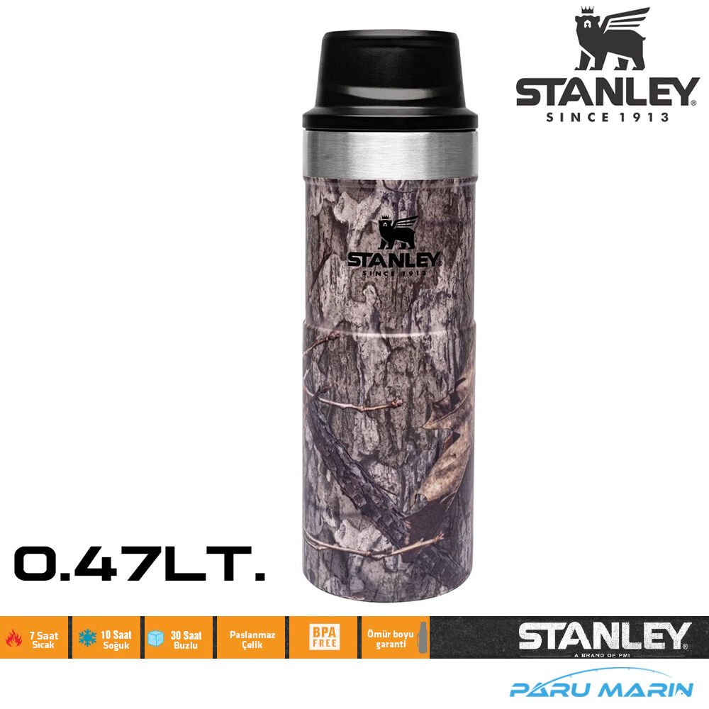 Stanley Klasik Trigger-Action Seyahat Bardağı 0.47Lt. KAMUFLAJ