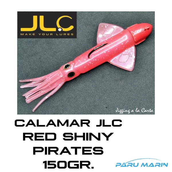 Jigging A La Carta Calamar JLC 150 GR. Red Shiny Pirates Silikon Yem
