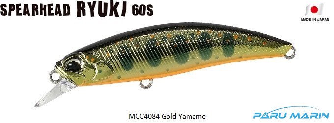 Duo Spearhead Ryuki 60S MCC4084 / Gold Yamame