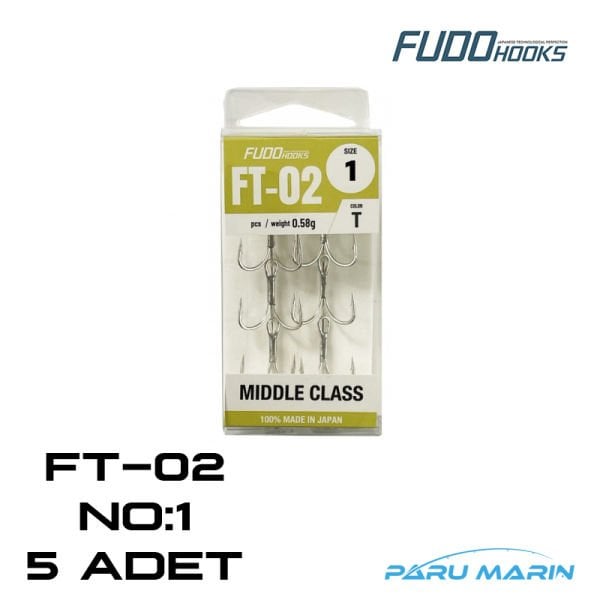Fudo FT-02 2248 3'lü İğne No:1 , 5 adet