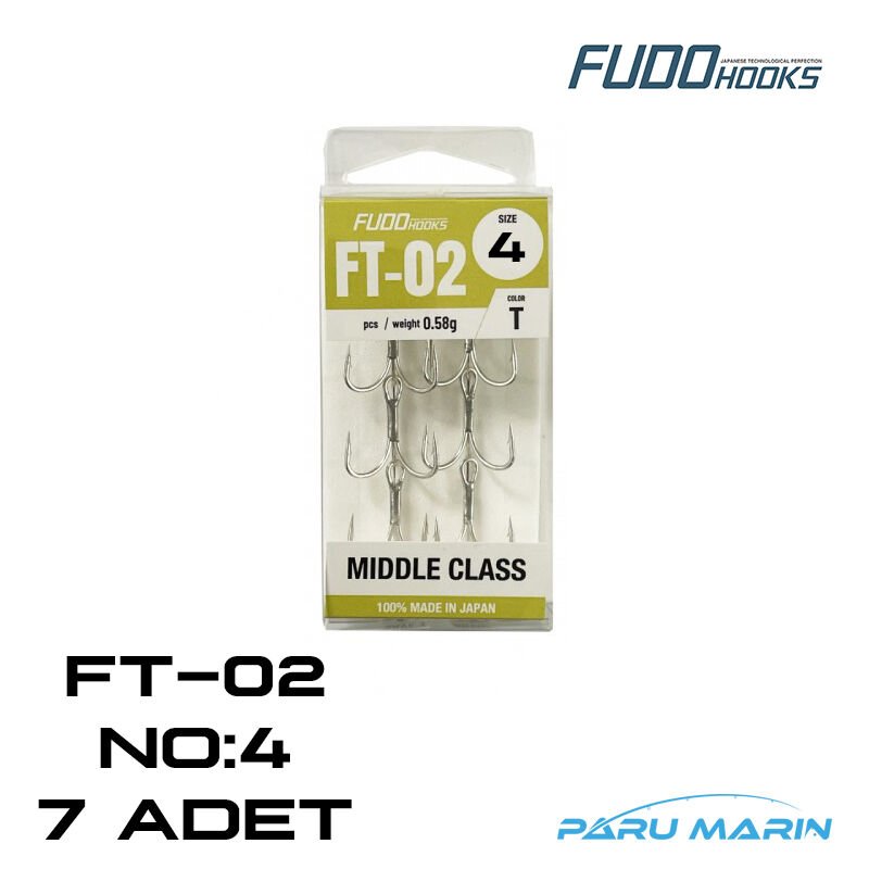 Fudo FT-02 2248 3'lü İğne No:4 , 7 adet