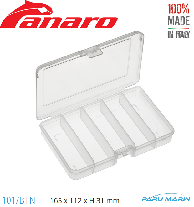 Panaro Art 101/BTN 5 Bölme Kutu 165*112*31mm.