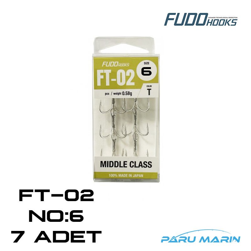 Fudo FT-02 2248 3'lü İğne No:6 , 7 adet