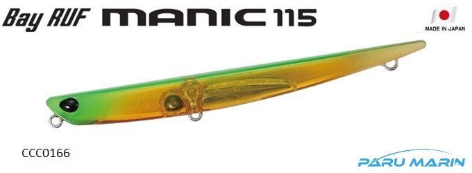 Duo Bay Ruf Manic 115 CCC0166 Clear Green Gold