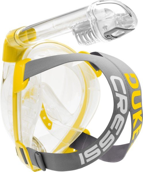 Cressi Duke Tam Yüz Maske M/L Yellow