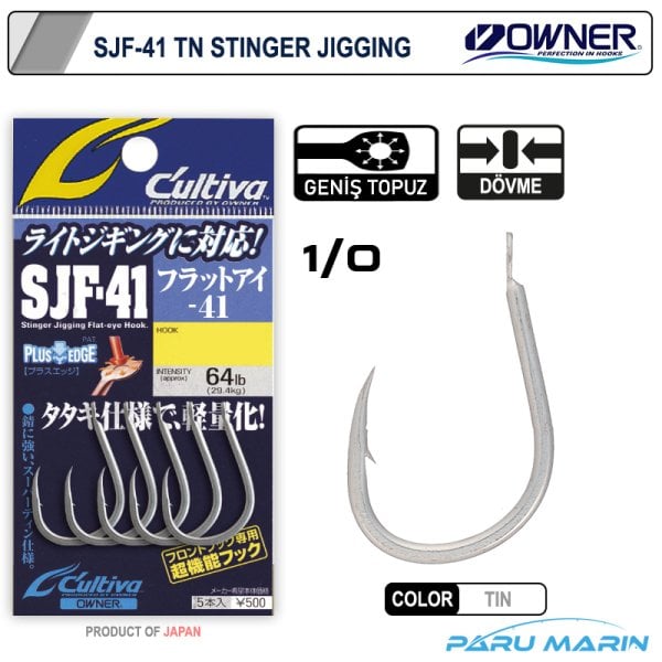 Owner 11699 SJF-41 Stinger Jig İğnesi No:1/0