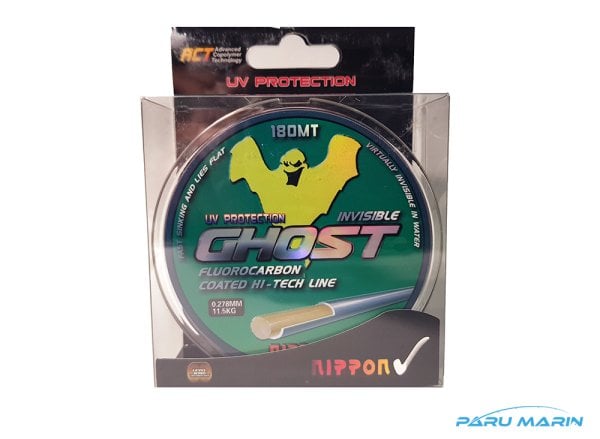 Nippon Ghost 0.27mm 11.5kg 180m. Florokarbon Misina