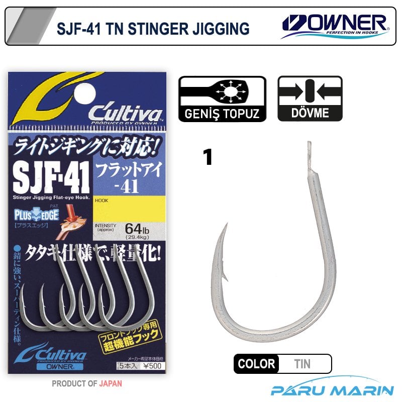 Owner 11699 SJF-41 Stinger Jig İğnesi No:1