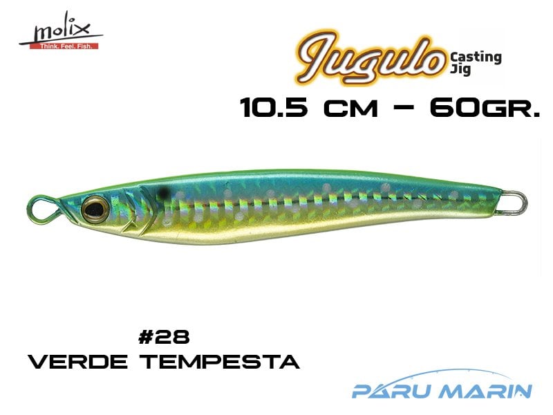 Molix Jugulo Casting Jig 60 gr. #28 Verde Tempesta