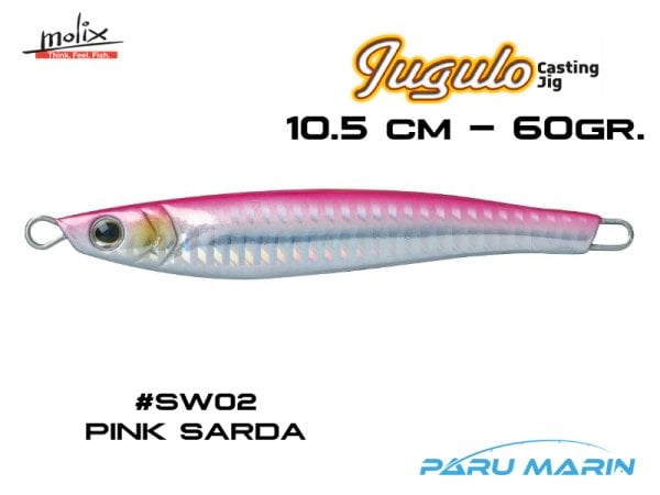 Molix Jugulo Casting Jig 60 gr. #SW01 Pink Sarda