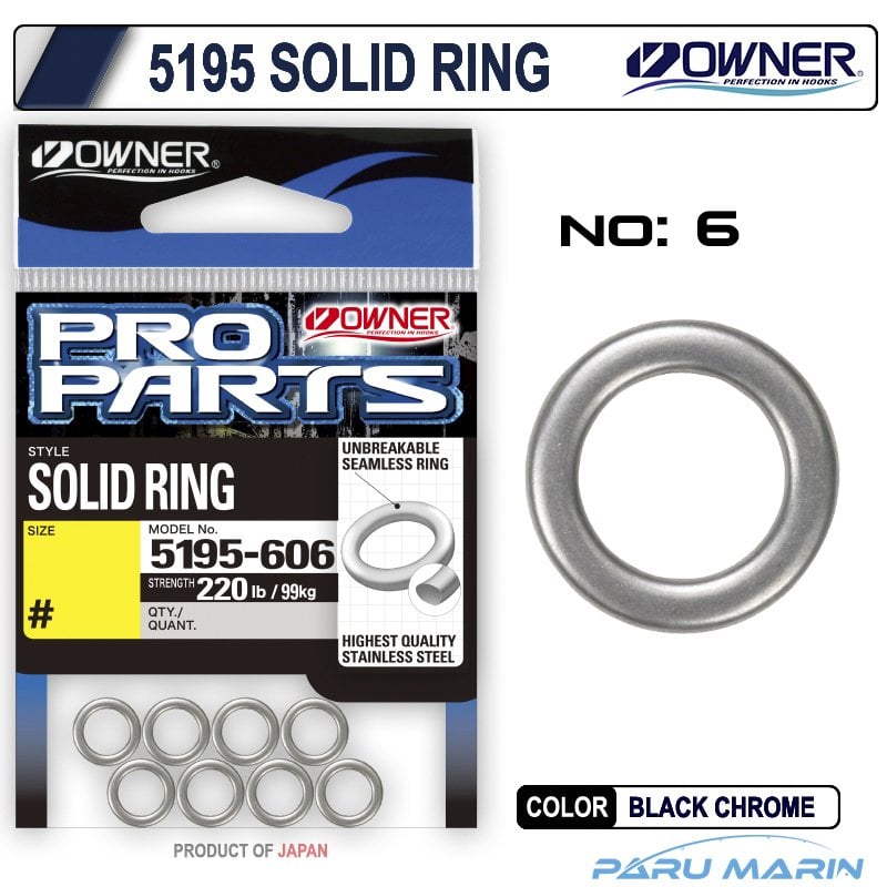 Owner 5195 Solid Ring Halka No:6