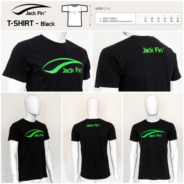 Jack Fin Kısa Kol T-Shirt Siyah (M-L-XL-XXL)