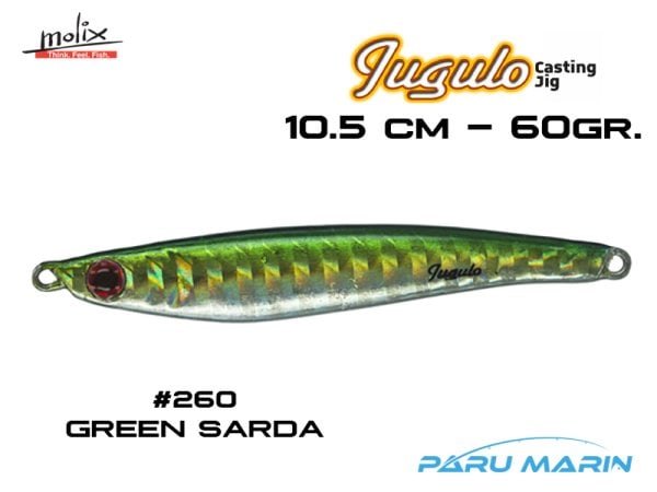 Molix Jugulo Casting Jig 60 gr. #260 Green Sarda
