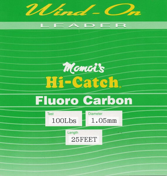 Momoi Hi-Catch %100 FC Wind on Leader 1.05mm-100lb - 7.62 Metre