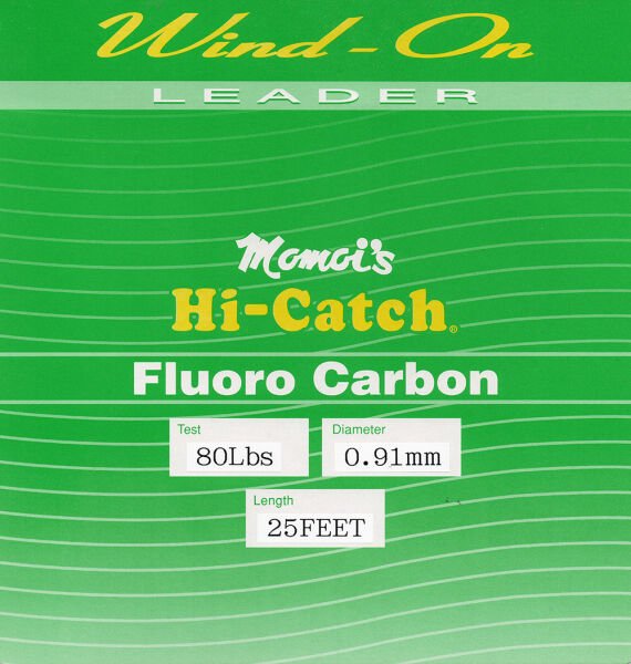 Momoi Hi-Catch %100 FC Wind on Leader 0.91mm-80lb - 7.62 Metre