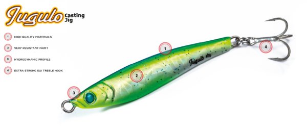 Molix Jugulo Casting Jig 40 gr. #28 Verde Tempesta