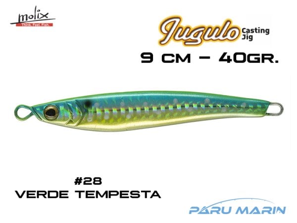 Molix Jugulo Casting Jig 40 gr. #28 Verde Tempesta