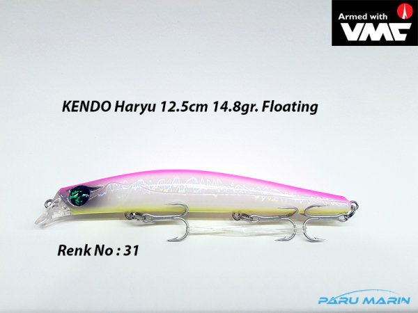 Kendo Haryu 12.5 cm 14.8g Floating Suni Yem No:31