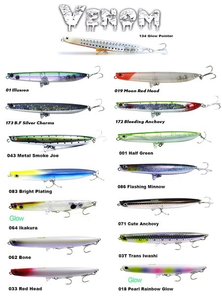 Fujin Venom VM120SW 173 Silver Charms B.F.