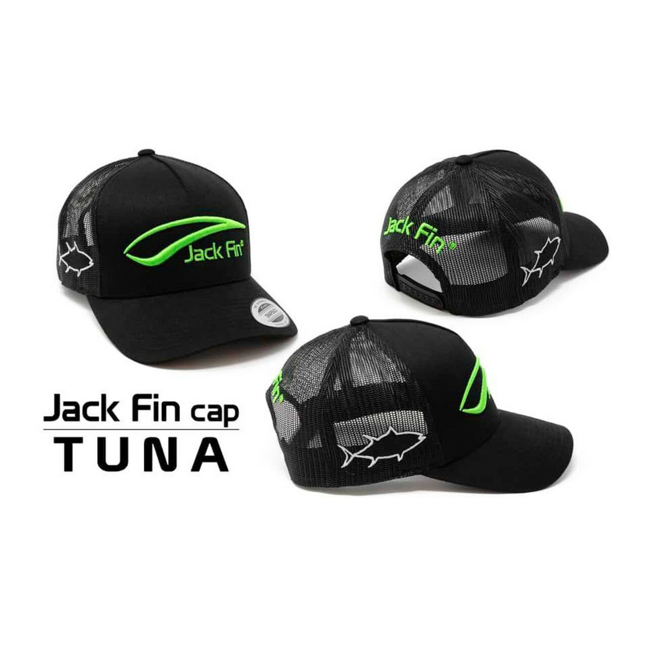 Jack Fin Siyah Trucker Şapka