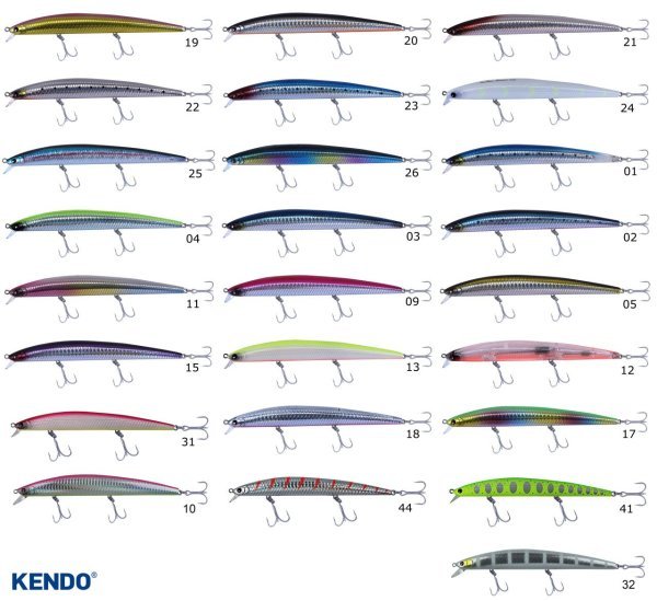 Kendo Seabass Minnow 170 26.8gr. Floating Suni Yem No:24