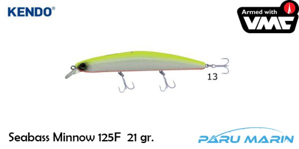 Kendo Seabass Minnow 125F 21gr. Suni Yem No:13