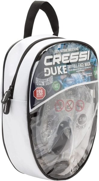 Cressi Duke Tam Yüz Maske S/M Blue