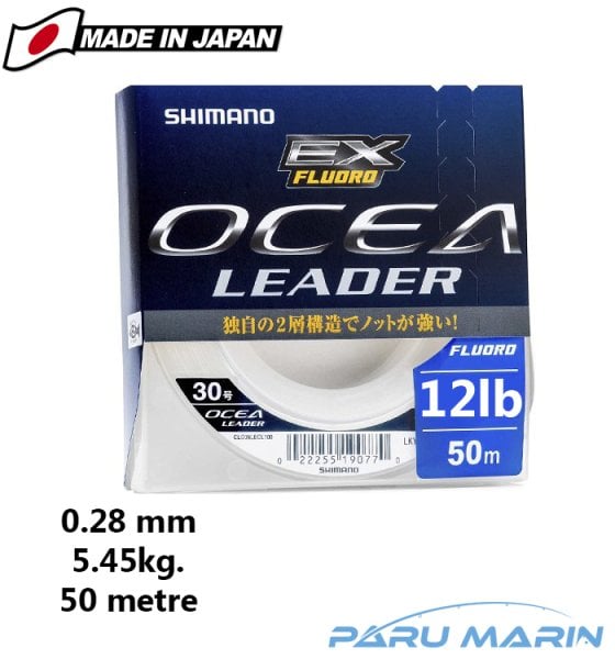 Shimano Ocea Leader EX Fluoro 0.28mm-12lb 50mt.
