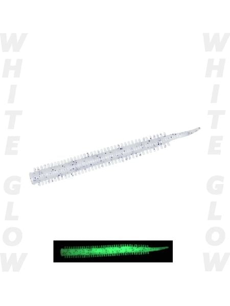 Fujin Yummy Sandworm Silikon Yem Pearl White Glow 7cm.