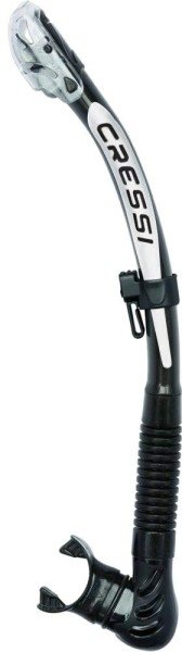 Cressi Alpha Ultra Dry Şnorkel Black / White