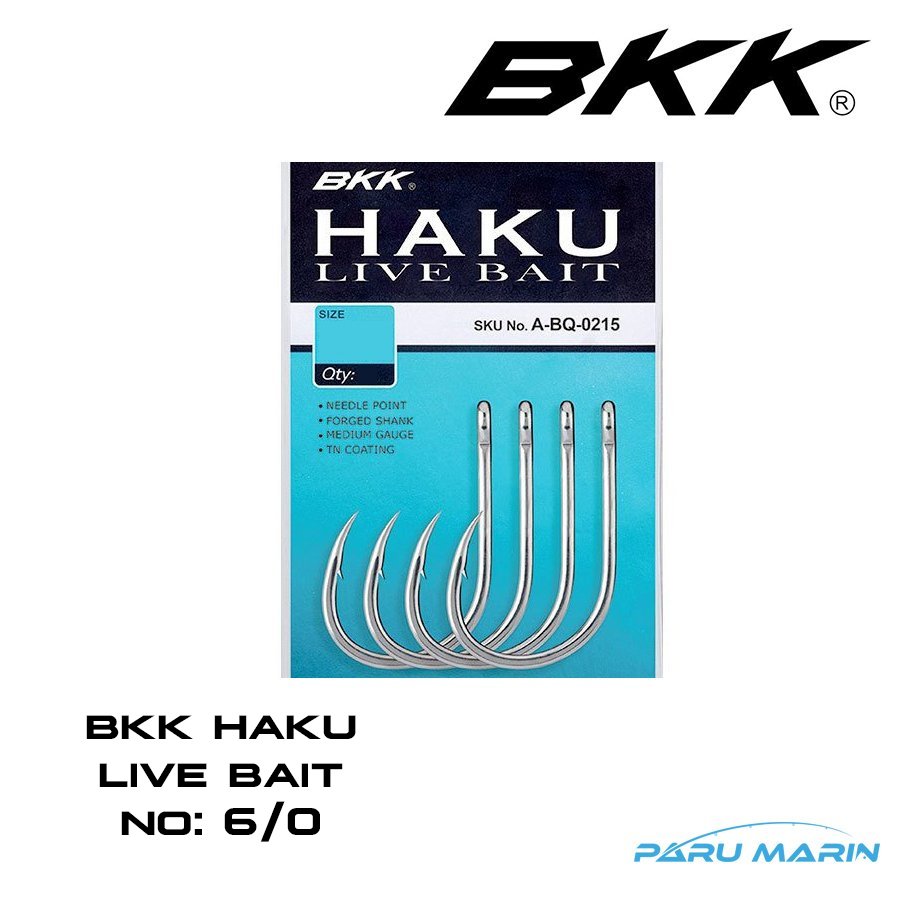 BKK Haku Livebait İğne No:6/0 , 4 adet