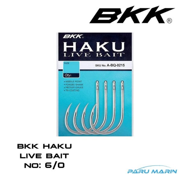 BKK Haku Livebait İğne No:6/0 , 4 adet