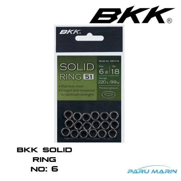 BKK Solid Ring Halka No:6 , 99 Kg.