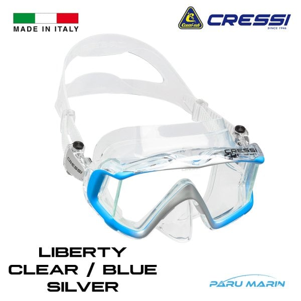 Cressi Liberty Clear / Blue Dalış ve Yüzme Maskesi