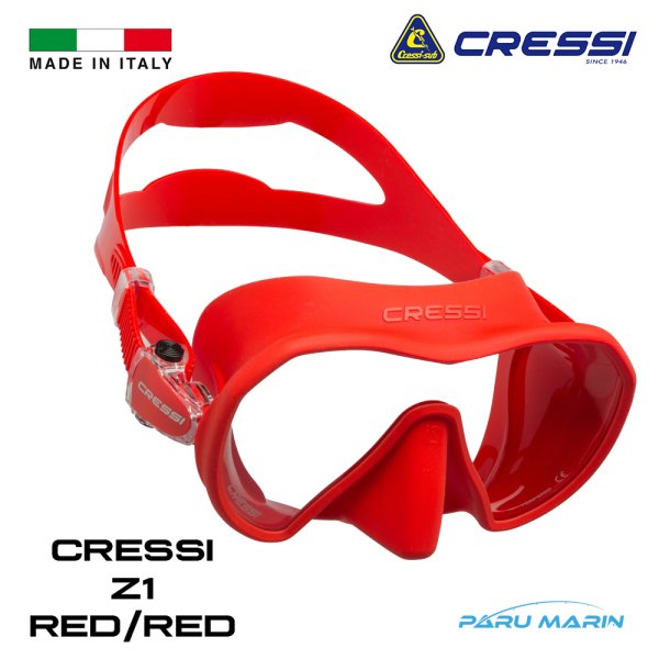 Cressi Z1 Dalış Maskesi Red / Red