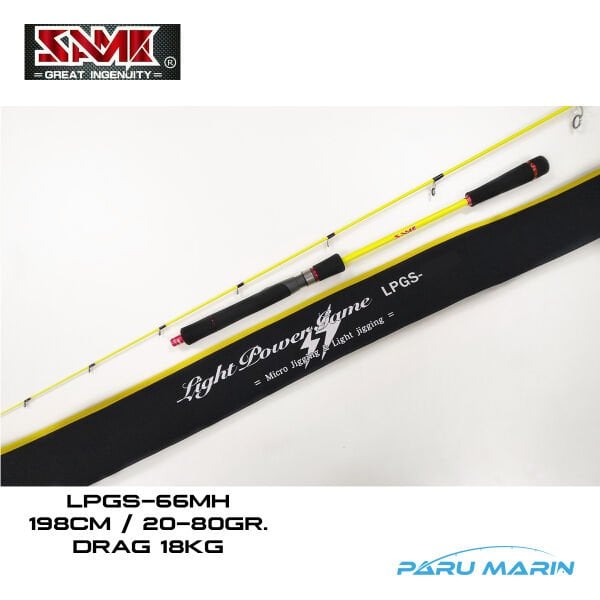 SAME Light Power Game Jigging LPGS-66MH  1.98m 20-80gr. Jig Olta Kamışı