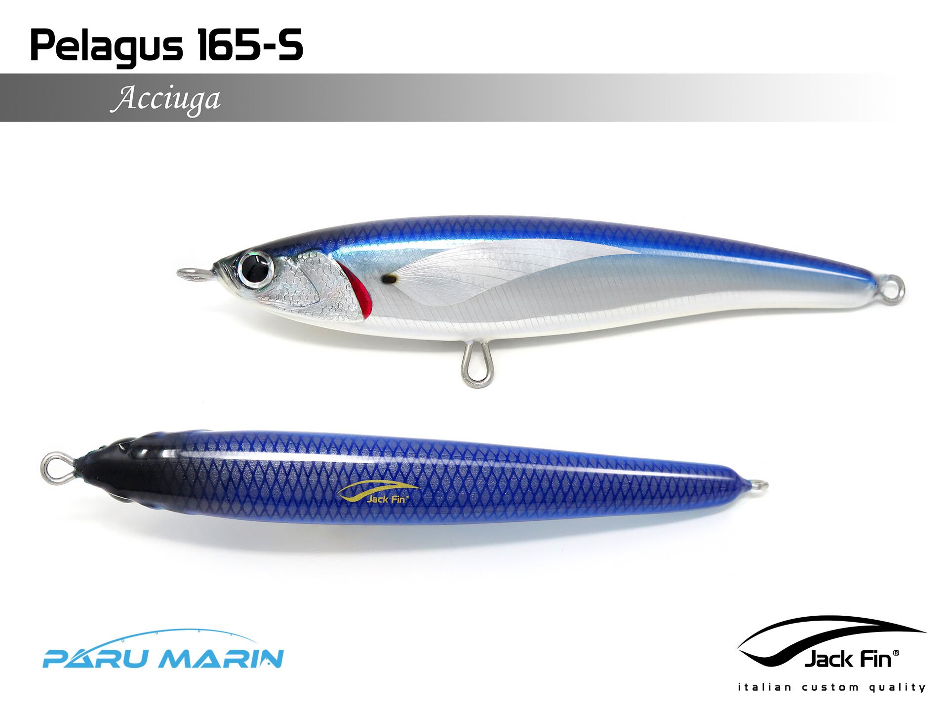 Jack Fin Pelagus 165-S Sahte Yem Acciuga