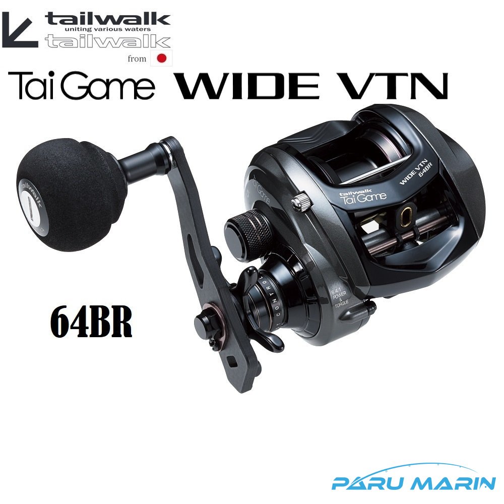 Tailwalk Tai Game Wide VTN 64BR Tai Rubber Çıkrık (Sağ El)