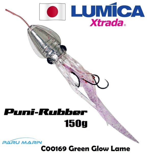 Lumica Xtrada Puni Rubber Tai Rubber Slider 150gr. C00169 Green Glow