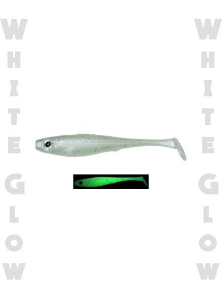 Fujin Shady 10cm Silikon Balık 009 White Glow