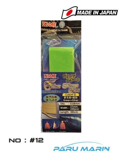 SAME Floating Silikon Etek, 1 metre Yeşil Glow No:12