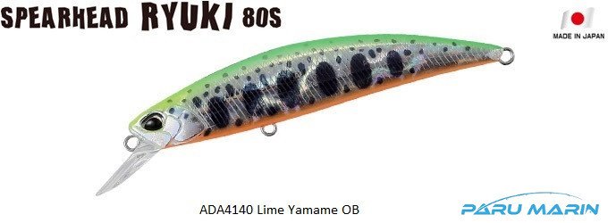 Duo Spearhead Ryuki 80S ADA4140 / Lime Yamame OB