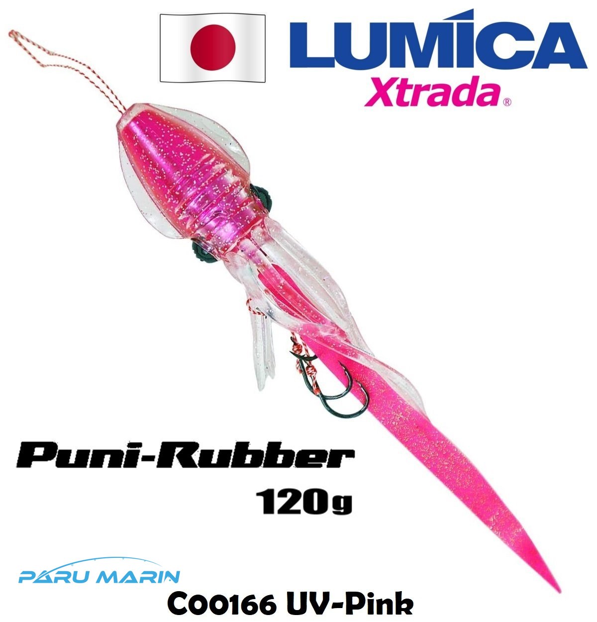 Lumica Xtrada Puni Rubber Tai Rubber Slider 120gr. C00166 UV-Pink
